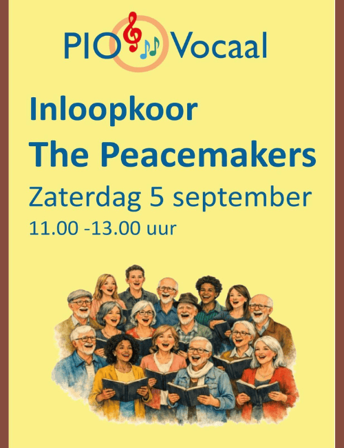 Beeld van de voorstelling PIO Vocaal Inloopkoor The Peacemakers